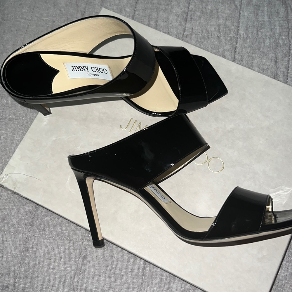 NWT Jimmy Choo Authentic heel *Brand New”